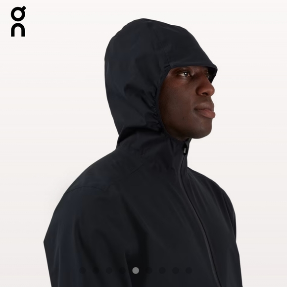 On Running Waterproof Anorak Jacket - Navy - Size Medium - Picture 5 of 8